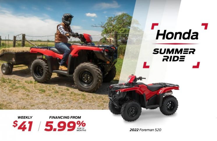 Honda – Summer Ride – 2022 Foreman 520