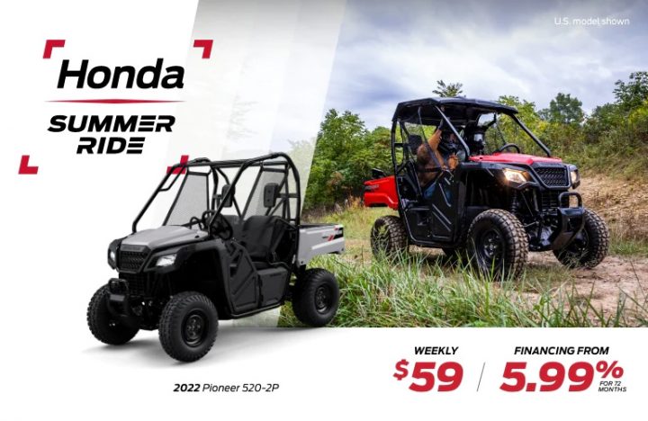 Honda – Summer Ride – 2022 Pioneer 520-2p